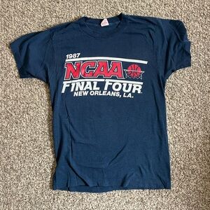 Vintage 1987 Final Four NCAA basketball tee